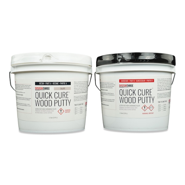 System Three Resins Quick Cure Putty, Taupe, 2-Gallon Kit 1021K50 - main